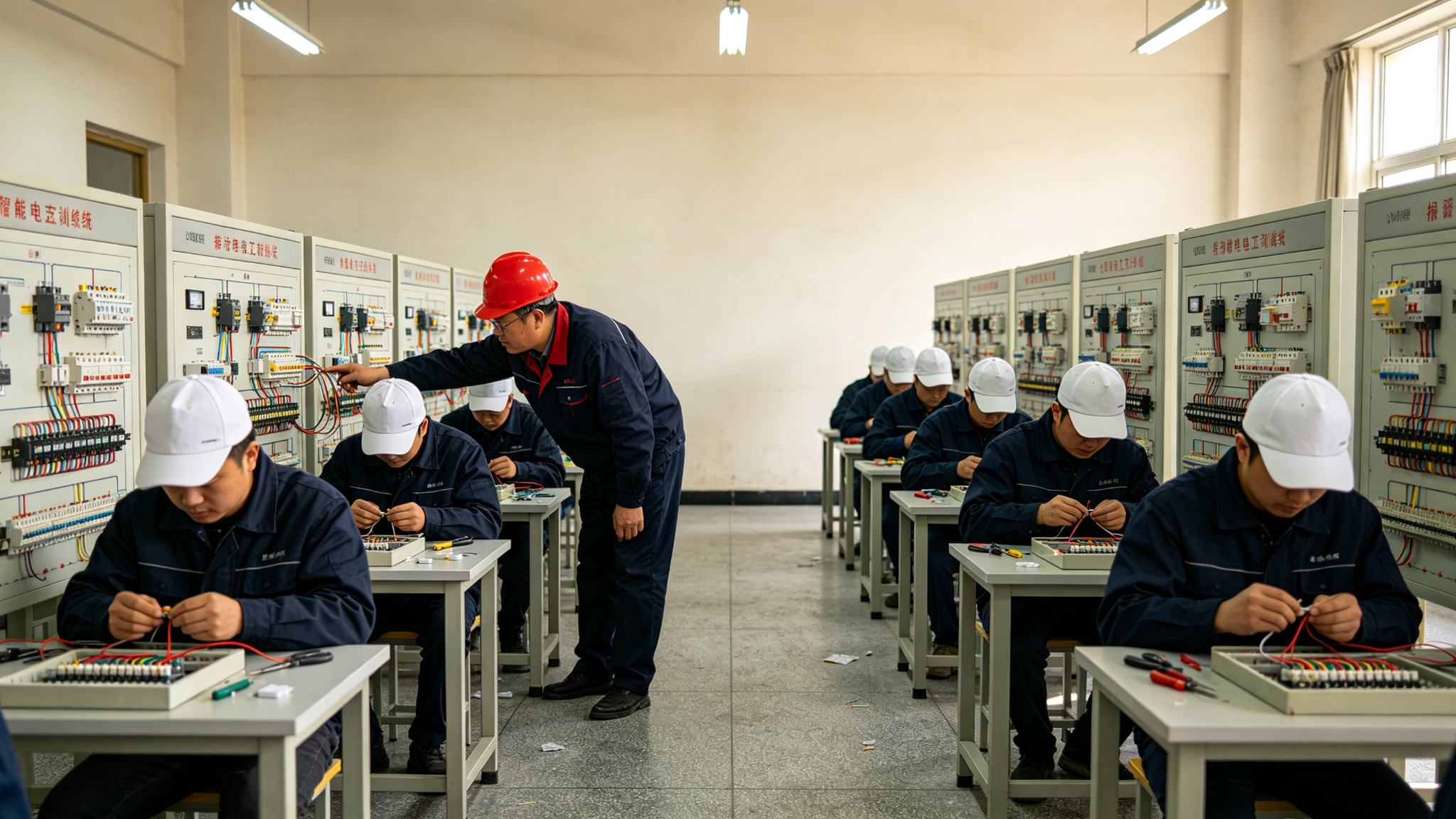 低压电工实训教学场景实景