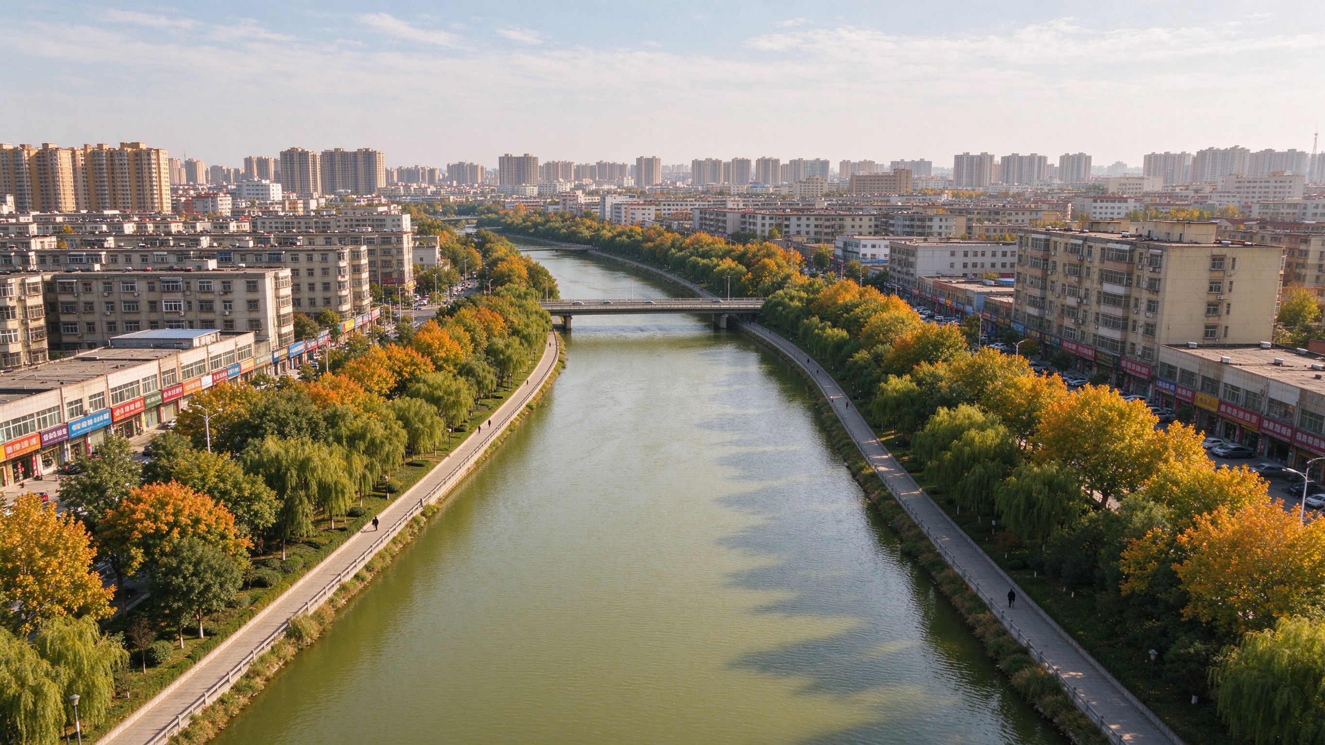 漯河城市滨河景观实景